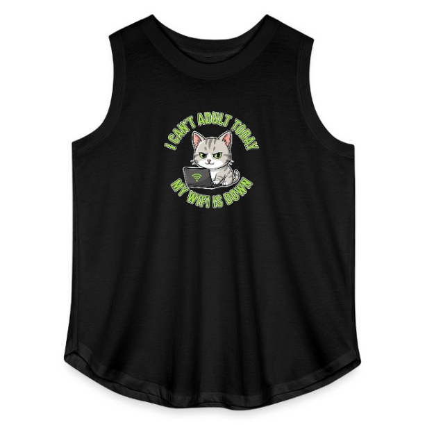 <p>Women's Tank Tops with Disgruntled Tabby Cat & Wi-Fi Laptop Design</p>
<p>Women's Tank Tops with Disgruntled Tabby Cat & Wi-Fi Laptop Design</p>