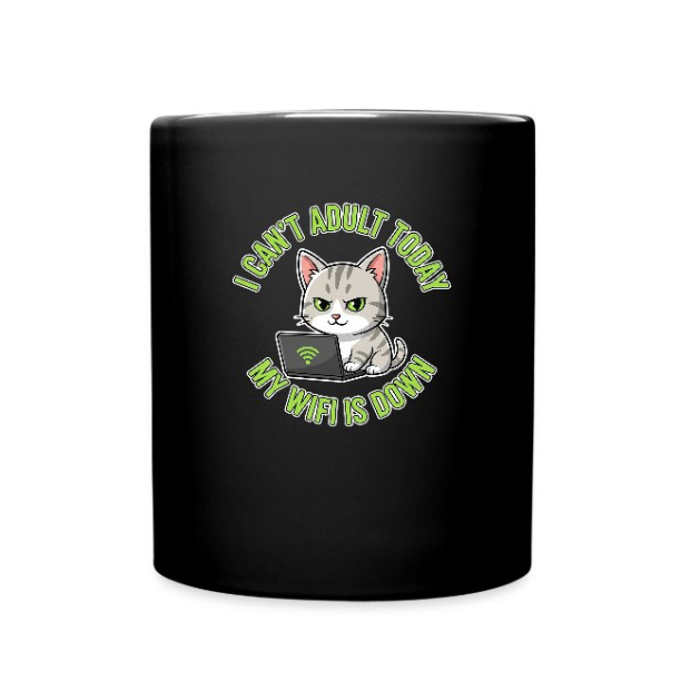 <p>Escapism Humor Cat & Wi-Fi Laptop Ceramic Mug 11 fl oz</p>
<p>Escapism Humor Cat & Wi-Fi Laptop Ceramic Mug 11 fl oz</p>