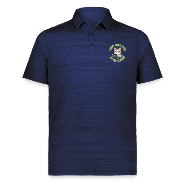 <p>Men&#039;s Escapism Humor Cat &amp; Wi-Fi Laptop Design Polo Shirts</p>
