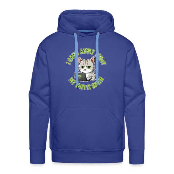 <p>Men's Escapism Humor Tabby Cat Wi-Fi Design Premium Hoodie Sweatshirt</p>
<p>Men's Escapism Humor Tabby Cat Wi-Fi Design Premium Hoodie Sweatshirt</p>