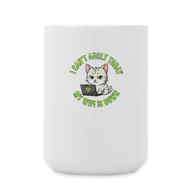 <p>Escapism Humor Tabby Cat Wi-Fi Laptop Ceramic Mug 15 fl oz</p>
<p>Escapism Humor Tabby Cat Wi-Fi Laptop Ceramic Mug 15 fl oz</p>