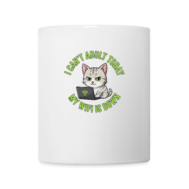 <p>Insulated Porcelain Mug with Disgruntled Tabby Cat Wi-Fi Design 11 fl oz</p>
<p>Insulated Porcelain Mug with Disgruntled Tabby Cat Wi-Fi Design 11 fl oz</p>
