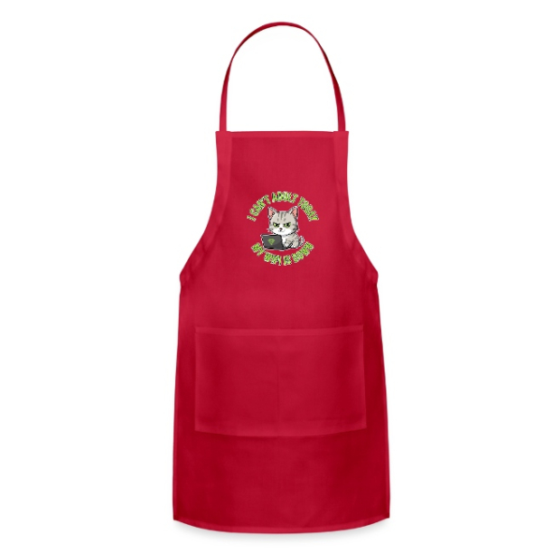 <p>Cartoon Tabby Cat &amp; Wi-Fi Laptop Adjustable Cotton Apron One Size</p>
