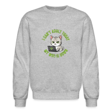 <p>Cartoon Tabby Cat Wi-Fi Escapism Humor Crewneck Sweatshirt</p>
