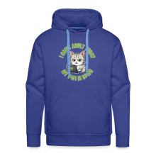 <p>Men&#039;s Escapism Humor Tabby Cat Wi-Fi Design Premium Hoodie Sweatshirt</p>
