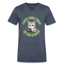 <p>Men&#039;s Escapism Humor Cartoon Cat Wi-Fi V-Neck T-Shirts</p>

