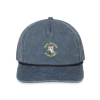 <p>Vintage Washed Rope Cap with Disgruntled Tabby Cat &amp; Wi-Fi Laptop Design</p>
