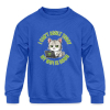 <p>Kids Cartoon Tabby Cat &amp; Wi-Fi Laptop Escapism Humor Crewneck Sweatshirt</p>
