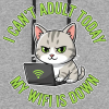 <p>Colorblock Hoodie with Disgruntled Tabby Cat &amp; Wi-Fi Laptop Design</p>
