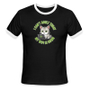 <p>Men&#039;s Escapism Humor Cat &amp; Wi-Fi Laptop Vintage Ringer T-Shirts</p>
