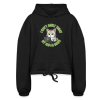 <p>Women&#039;s Escapism Humor Cat &amp; Wi-Fi Oversized Cropped Hoodie</p>

