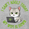 <p>Men&#039;s Fitted Escapism Humor Cat &amp; Wi-Fi Laptop Cotton Poly T-Shirt</p>
