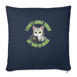 <p>Cartoon Tabby Cat Wi-Fi Laptop Design Throw Pillow Cover</p>
