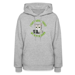 <p>Women&#039;s Disgruntled Tabby Cat &amp; Wi-Fi Laptop Escapism Humor Hoodie Sweatshirt</p>
